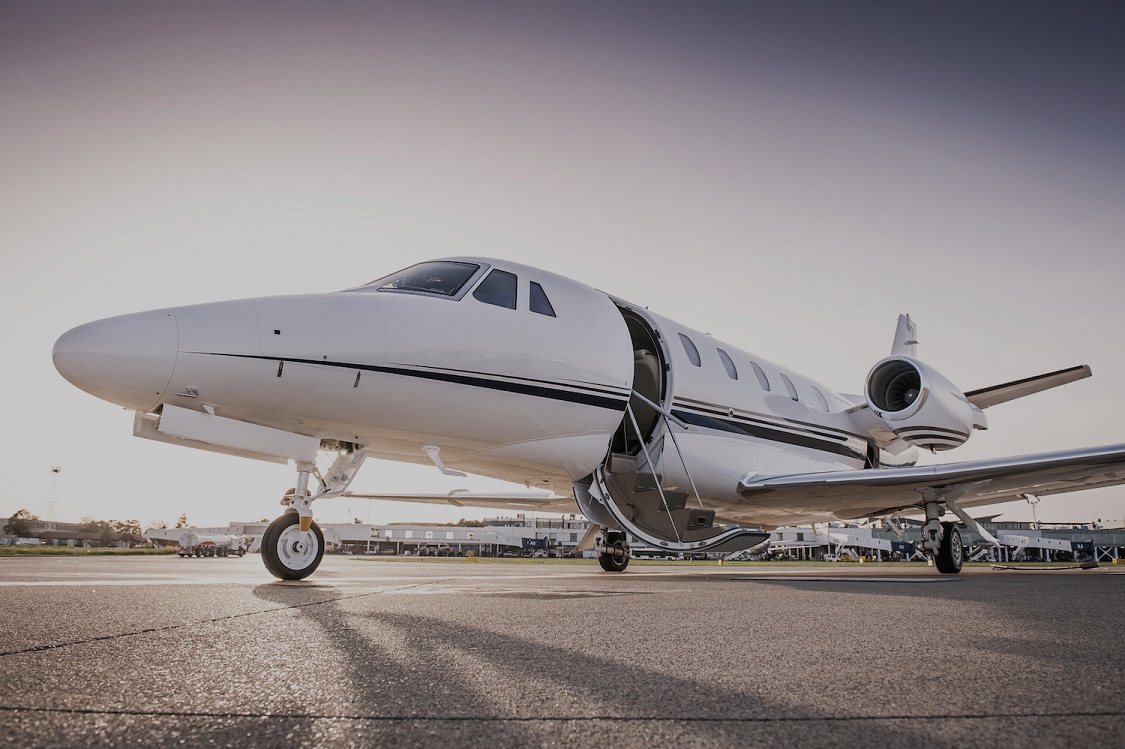 Cessna Citation Sovereign on the ramp