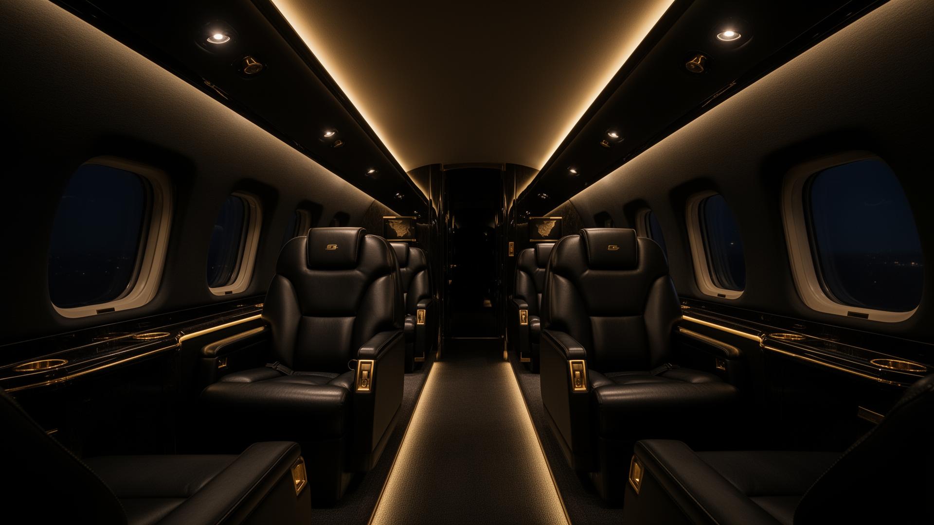 Luxury private jet cabin — The Jet Club Australia 24/7 concierge